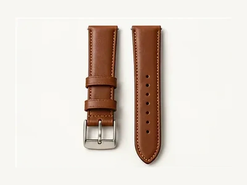 custom leather watch strap