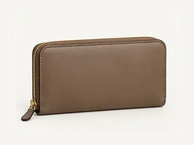 custom zip-around long wallet